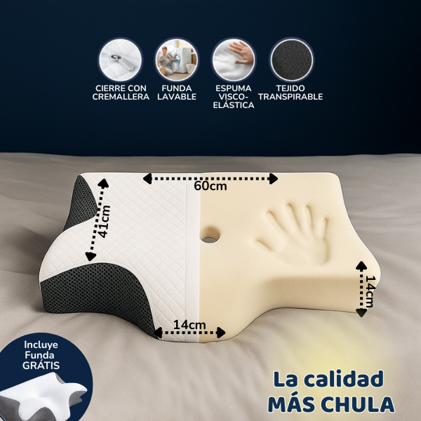 Duerme chulo con ChuliSleep™ – La almohada que elimina tus ronquidos y te respierta con energía