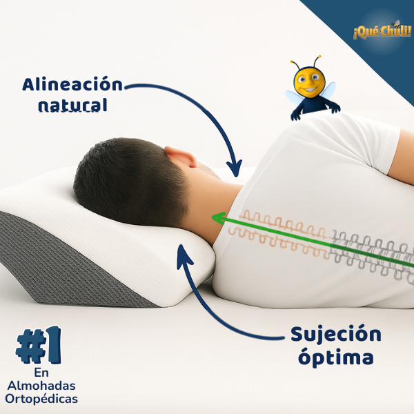Duerme chulo con ChuliSleep™ – La almohada que elimina tus ronquidos y te respierta con energía